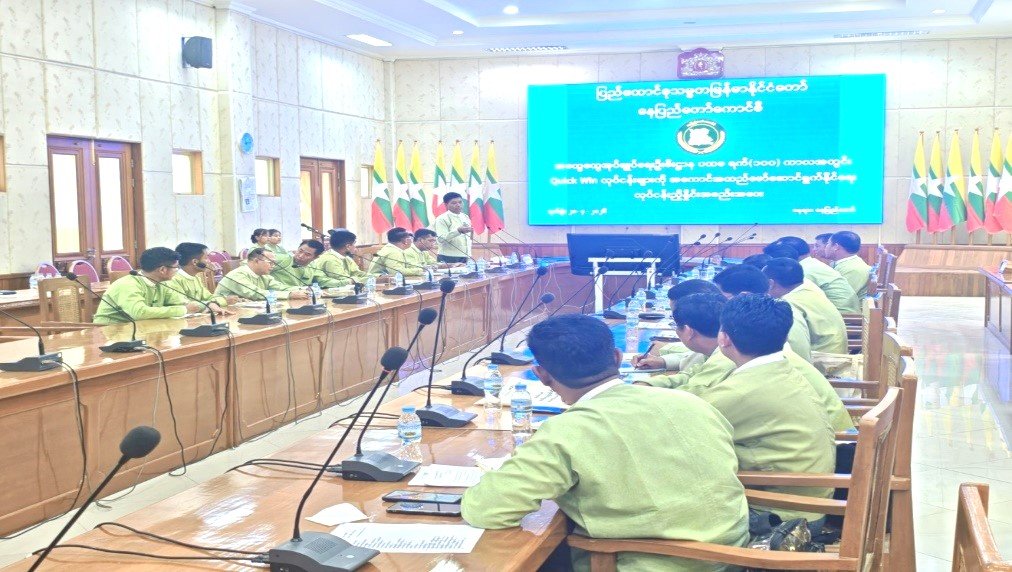 နိုင်ငံတော်အစိုးရ၏ပထမရက်(၁၀၀)ကာလအတွင်း Quick Win လုပ်ငန်းများကို အကောင်အထည်ဖော်ဆောင်ရွက်နိုင်ရေးကိစ္စနှင့်စပ်လျဉ်း၍ လုပ်ငန်းညှိနှိုင်းအစည်းအဝေး ကျင်းပ ပြုလုပ်