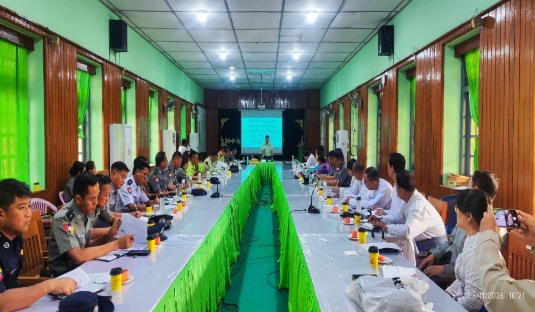 ပဲခူးတိုင်းဒေသကြီး၊ ပြည်ခရိုင်၊ ပြည်မြို့၊ (၂၈)ကြိမ်မြောက် အပြည်ပြည်ဆိုင်ရာမူးယစ်ဆေးဝါး အလွဲသုံးစားမှုနှင့် တရားမဝင်ရောင်းဝယ်မှုတိုက်ဖျက်ရေးနေ့အထိမ်းအမှတ်ပြိုင်ပွဲများ ကျင်းပနိုင်ရေး လုပ်ငန်းညှိနှိုင်းအစည်းဝေးသို့ တက်ရောက်