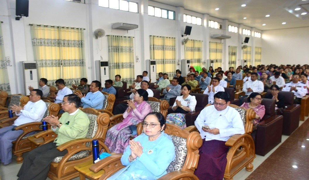 ပဲခူးတိုင်းဒေသကြီး၊ ပဲခူးခရိုင်၊ ပဲခူးမြို့၊ မြို့တော်ခန်းမ၌ ၂၀၂၆ ခုနှစ်၊ အပြည်ပြည်ဆိုင်ရာအမျိုးသမီးများနေ့ အခမ်းအနားသို့ ဂုဏ်ပြုတက်ရောက်