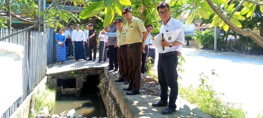 စစ်ကိုင်းတိုင်းဒေသကြီး၊ ရွှေဘိုခရိုင်၊ ရွှေဘိုမြို့နယ်အတွင်းရှိ အဓိကရေဆိုးထုတ်မြောင်း(၅)ခု၏ ရေစီးရေလာကောင်းမွန်စေရေးနှင့် ရေမြောင်းများပိတ်ဆို့မှုရှိ/ မရှိအား ကွင်းဆင်းစစ်ဆေး